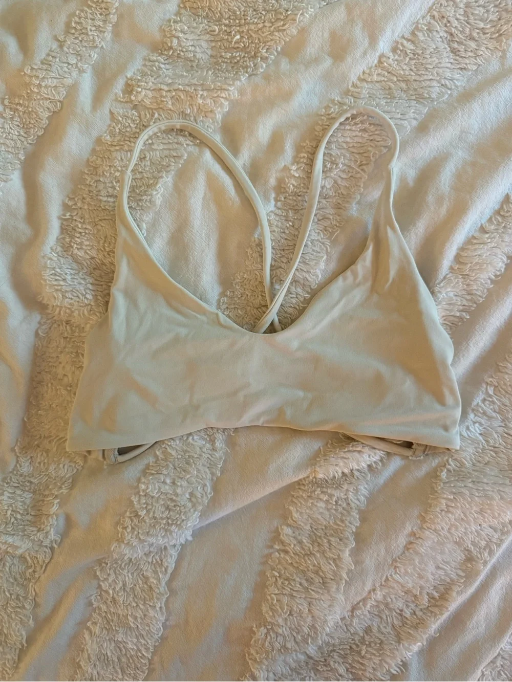 Micro sports bra- beige